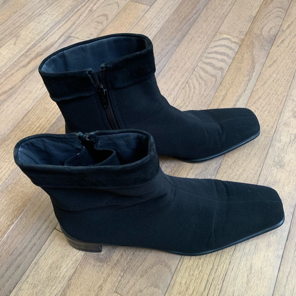 Stuart Weizman Gore-Tex Side Zipper Ankle Boots - image 3